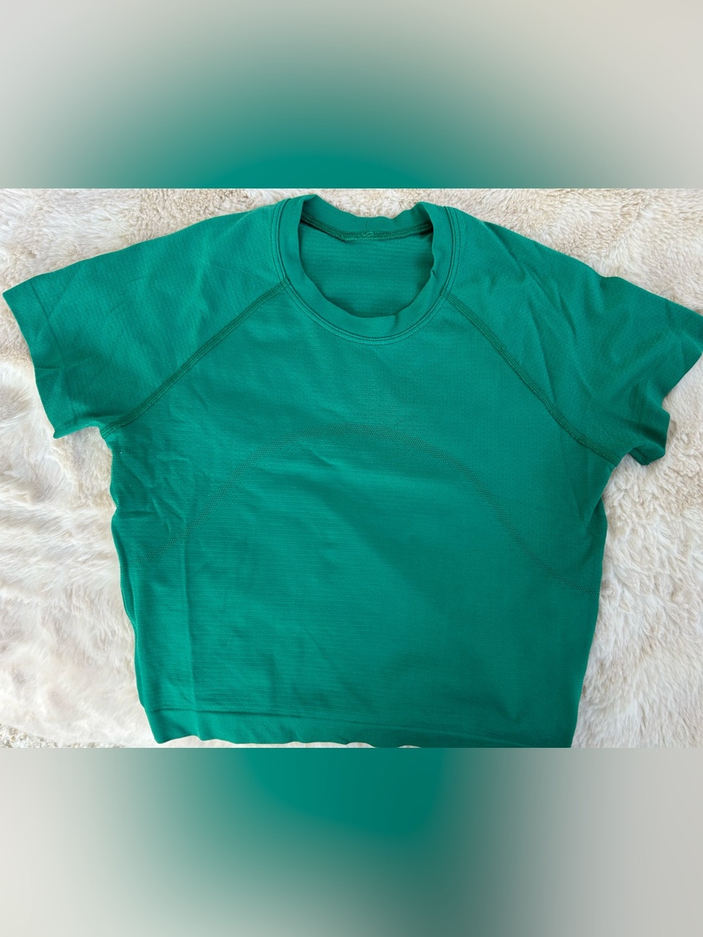 NWOT Lululemon Swiftly Crop Tech 2.0 Cascadia Green - Picture 2 of 3